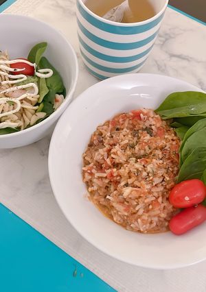 パスタソースでリゾット-レシピのメイン写真