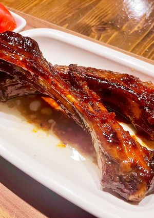 絶品！ゆず茶香る、スペアリブの照り煮！-レシピのメイン写真