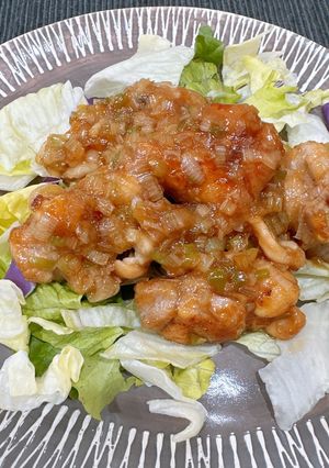 鶏肉のネギダレ炒め-レシピのメイン写真