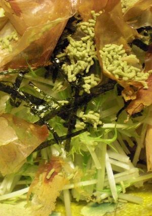 水菜お茶漬け-レシピのメイン写真