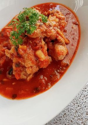 ほろほろ手羽元と野菜のミネストローネ-レシピのメイン写真