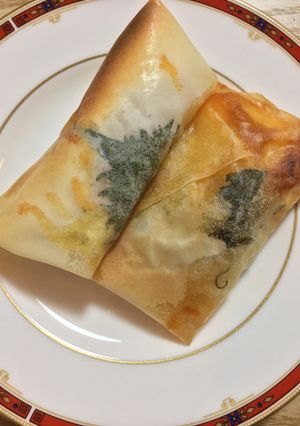 しらす大葉チーズで、焼き春巻き-レシピのメイン写真