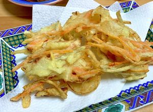 かき揚げ　人参とゴボウと玉ねぎの天ぷら-レシピのメイン写真