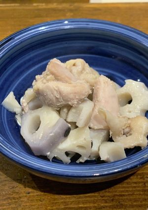 ほっこり優しい蓮根と鶏肉の煮物-レシピのメイン写真