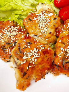 【鶏ひき肉で！】つくねバーグ-レシピのメイン写真