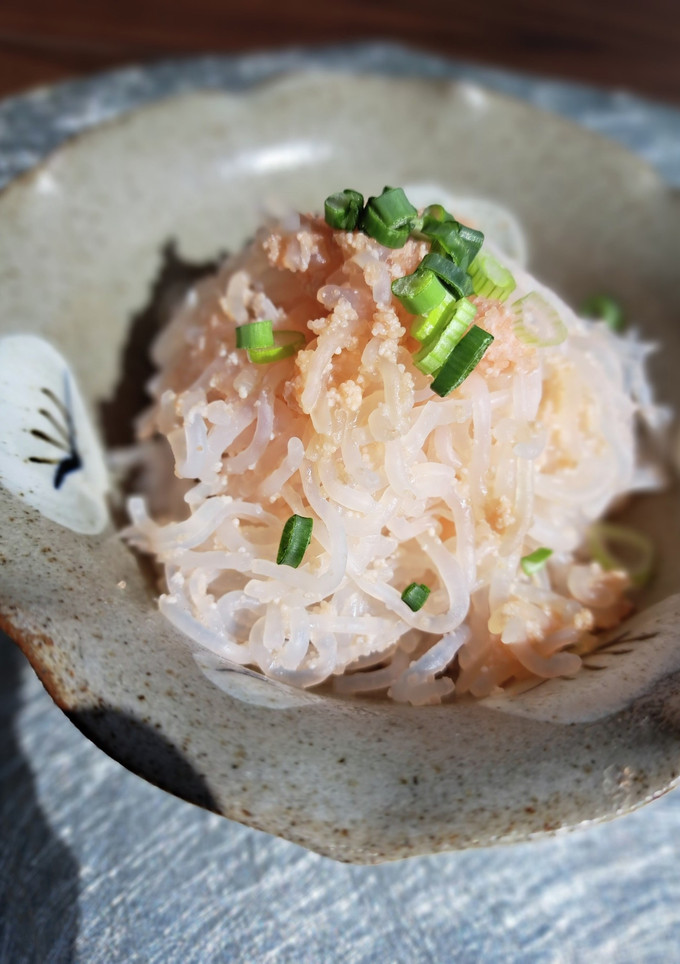 しらたきのプチプチたらこ和え(^^♪-レシピのメイン写真