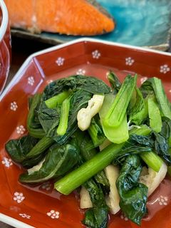 小松菜と油揚げの煮びたし-レシピのメイン写真