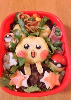 ピカチュウ弁当【ポケモン】-レシピのメイン写真