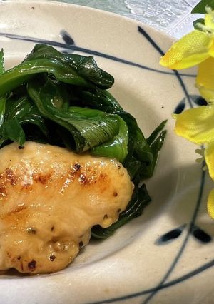 葉玉ねぎとササミの炒め物（柚子胡椒味）-レシピのメイン写真