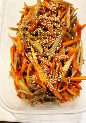 Ｎ家のきんぴらごぼう-レシピのメイン写真