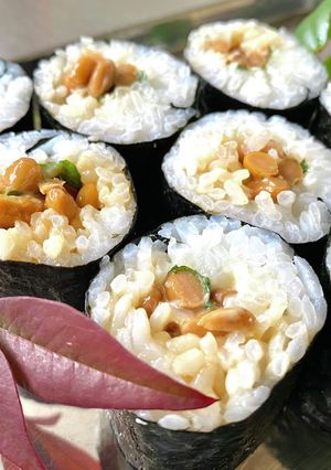 山わさびマヨの・納豆巻き-レシピのメイン写真