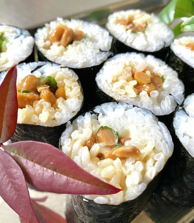 山わさびマヨの・納豆巻き by ♡マッキークッキング 【クックパッド