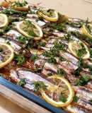 カタクチイワシの蒸し焼き❀トルコ料理