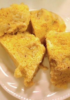 レンジで米粉のバナナ蒸しパン-レシピのメイン写真