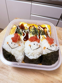 キレイに包む☆オムそばと明太おにぎり弁当-レシピのメイン写真