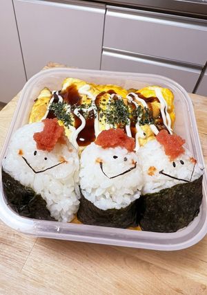 キレイに包む☆オムそばと明太おにぎり弁当-レシピのメイン写真