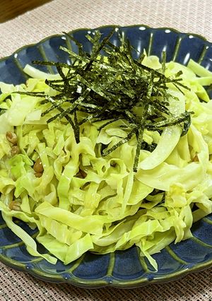 キャベツ大量消費！納豆キャベツ和風サラダ-レシピのメイン写真