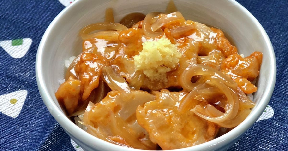 トロ〜リ＊薩摩揚げ(練り天)のあんかけ丼 by お料理ニャロメ