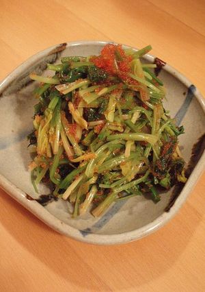 ほうれん草と三つ葉のトビッコおひたし-レシピのメイン写真