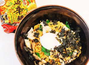 チャルメラ宮崎辛麺でピリ辛油そば風-レシピのメイン写真