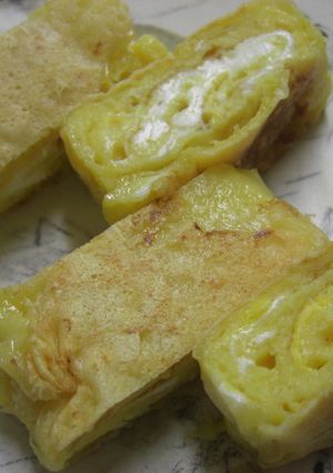 カリカリチーズ味☆卵焼き-レシピのメイン写真