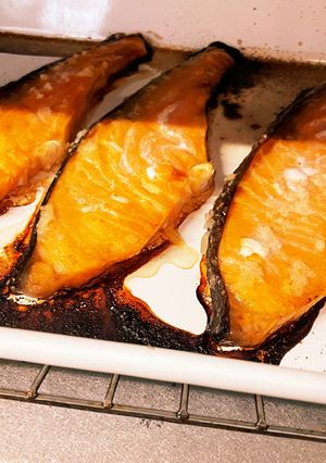 バルミューダで塩麹漬け焼き鮭-レシピのメイン写真
