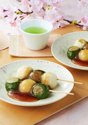 桑抹茶のみたらし団子●○●-レシピのメイン写真