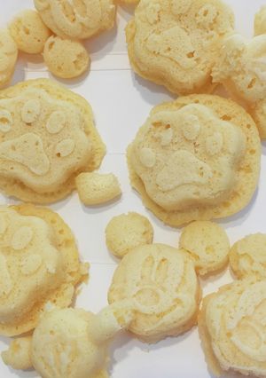 レンジ・シリコン型ホットケーキ-レシピのメイン写真