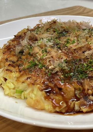 米粉と豆腐でお好み焼き（＾∇＾）-レシピのメイン写真