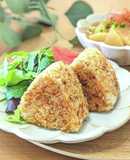 【美味♪簡単】おかかチーズ焼きおにぎり