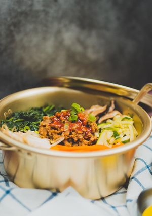 お野菜たっぷり OMNIミンチビビンバ-レシピのメイン写真