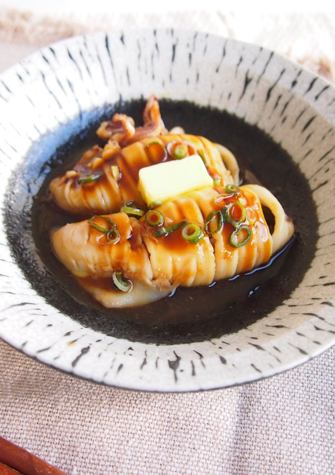 【てり焼のたれ】いかバター炒め-レシピのメイン写真