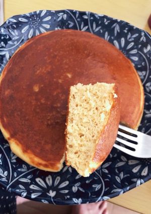 甘くない低糖質パンケーキ-レシピのメイン写真