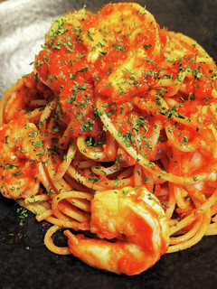 海老とニンニクのトマトソースパスタ-レシピのメイン写真