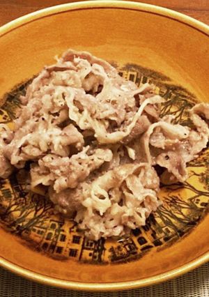 ガーリックと牛肉のミルク炒め-レシピのメイン写真