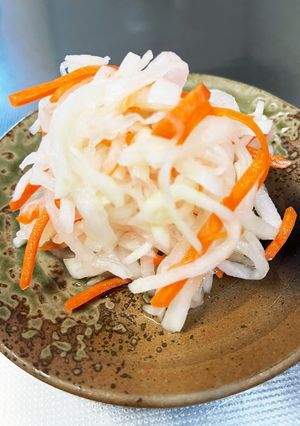 我が家の常備菜♪大根人参のなます♪-レシピのメイン写真