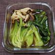 チンゲン菜としめじの煮浸し