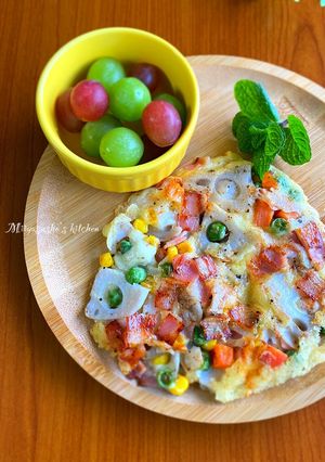 フライパンで蓮根のチーズ焼き-レシピのメイン写真