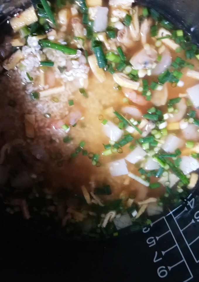 シーフードと油揚げネギの炊き込みご飯！-レシピのメイン写真