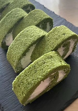 抹茶ロールケーキ-レシピのメイン写真