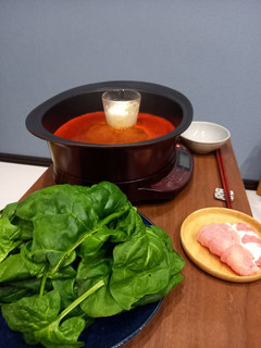 ほうれん草のキムチーズしゃぶしゃぶ-レシピのメイン写真