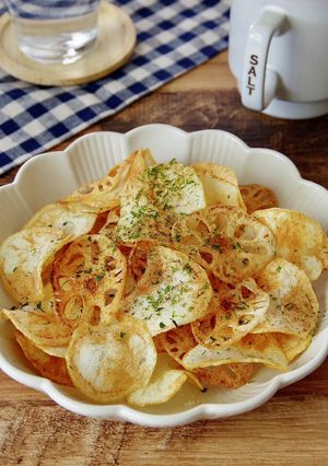 ☆簡単☆れんこんポテトチップス-レシピのメイン写真