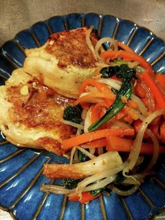 油揚げ納豆はさみ焼き-レシピのメイン写真