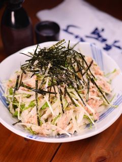 ツナ缶☆玉ねぎと水菜の和風ツナマヨサラダ-レシピのメイン写真