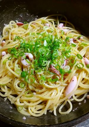 いかこうじ漬のテキトーずぼらパスタ-レシピのメイン写真