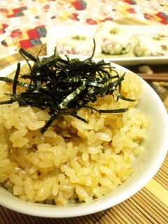 簡単!!なめ茸de炊き込みごはん-レシピのメイン写真