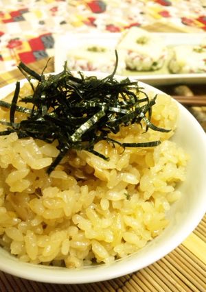 簡単!!なめ茸de炊き込みごはん-レシピのメイン写真