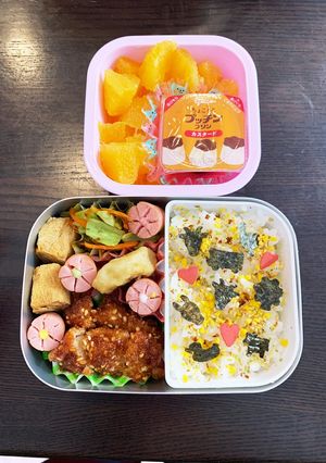 ふりかけ弁当☆幼稚園保温庫用☆3歳-レシピのメイン写真