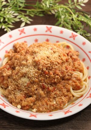 簡単！トマトクリームパスタ　お肉たっぷり-レシピのメイン写真