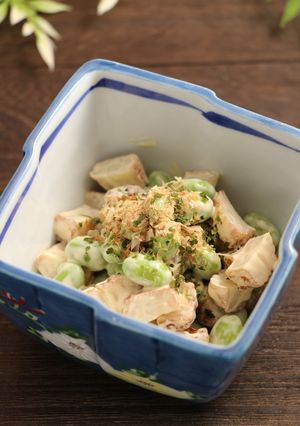 簡単！さつま揚げと枝豆のピリ辛和え-レシピのメイン写真